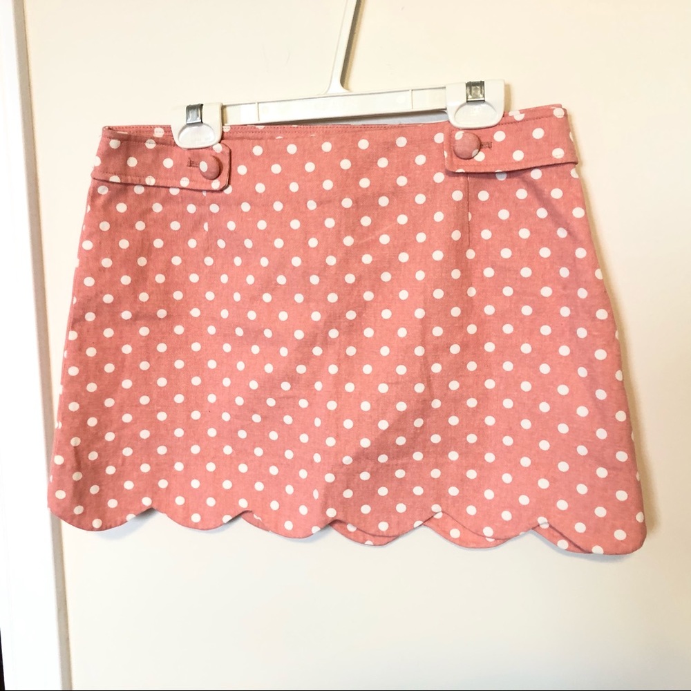 8seconds Pink Scalloped Mini Skirt NWT - medium